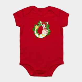 Ugly Christmas Sweater Mermutt Baby Bodysuit